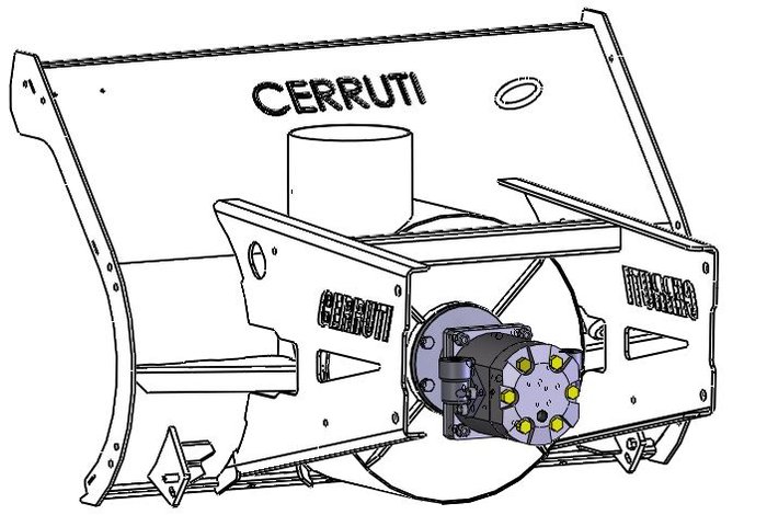 Motore idraulico ad ingranaggi Gr.3